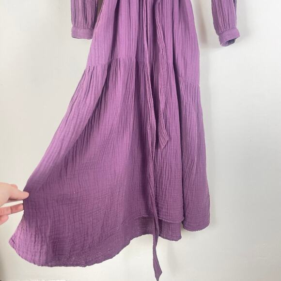 Xirena Luna Dress Size Small Cotton in Purple Mauve - Picture 2 of 9